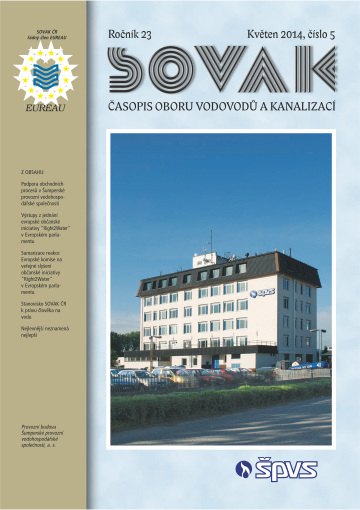 Obálka čísla 5/2014 časopisu Sovak