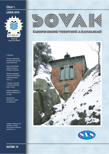 Obálka čísla 1/2010 časopisu Sovak