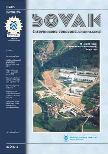 Obálka čísla 5/2010 časopisu Sovak