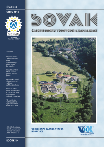 Obálka čísla 7-8/2010 časopisu Sovak