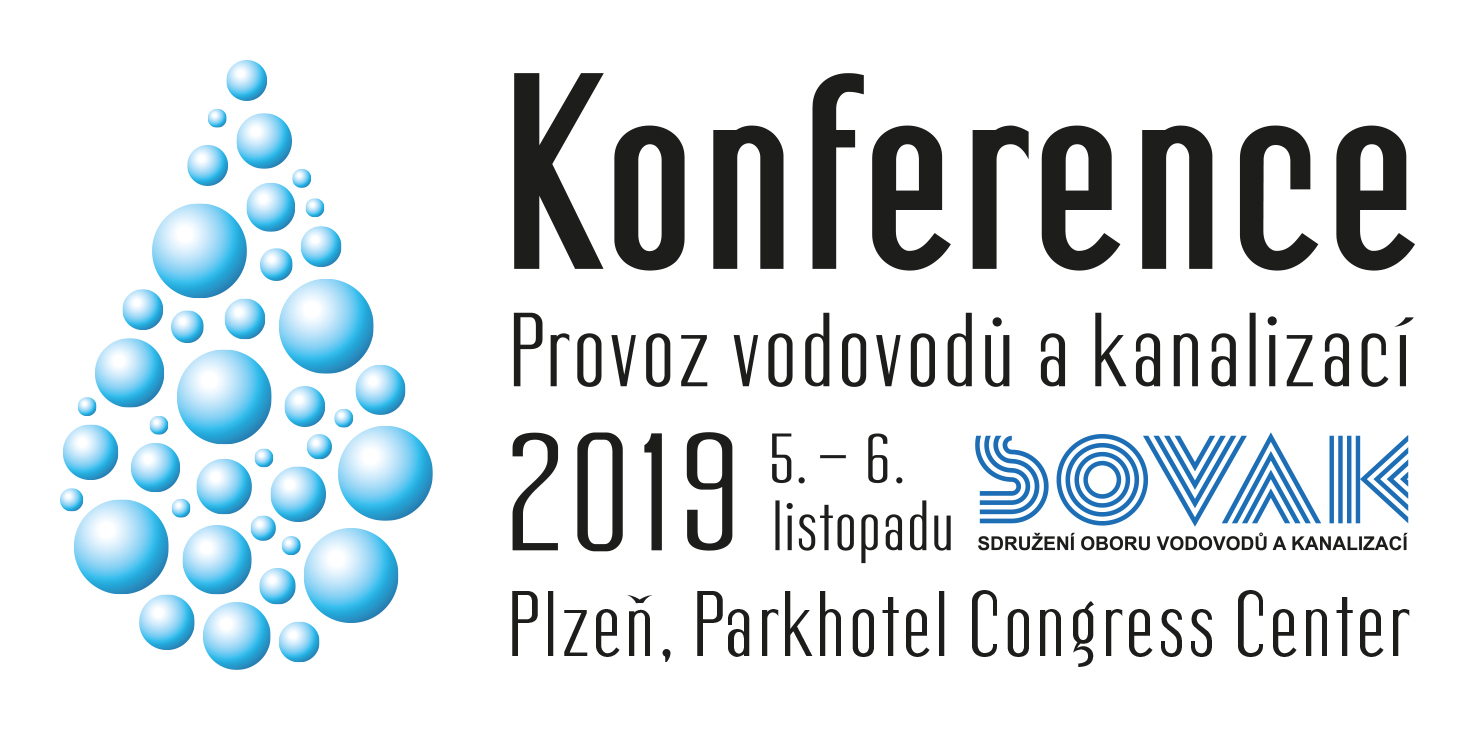 Logo konference Provoz vodovodů a kanalizací