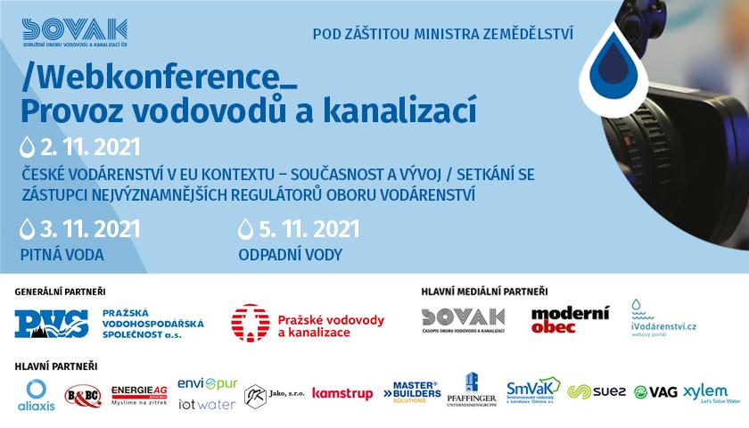 Webkonference Provoz vodovodů a kanalizací 2021