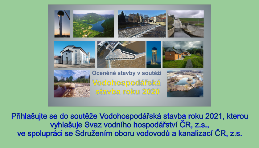 Vyhlášení soutěže Vodohospodářská stavba roku 2021 a vítězové minulého ročníku