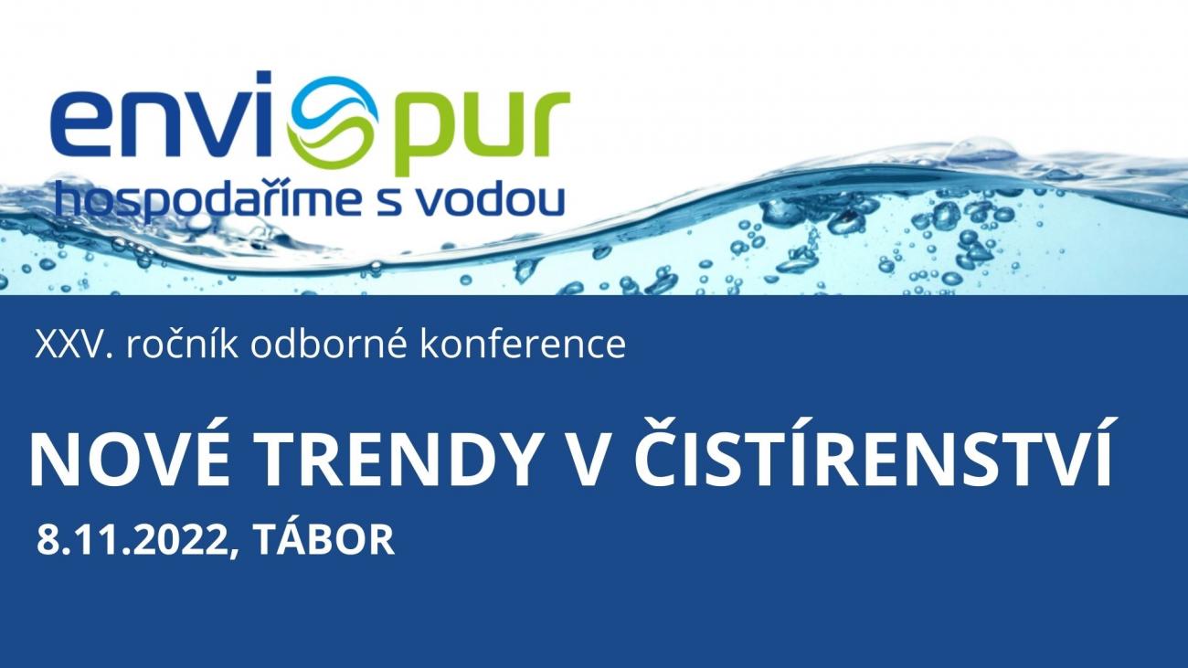 Konference Nové trendy v čistírenství 2022