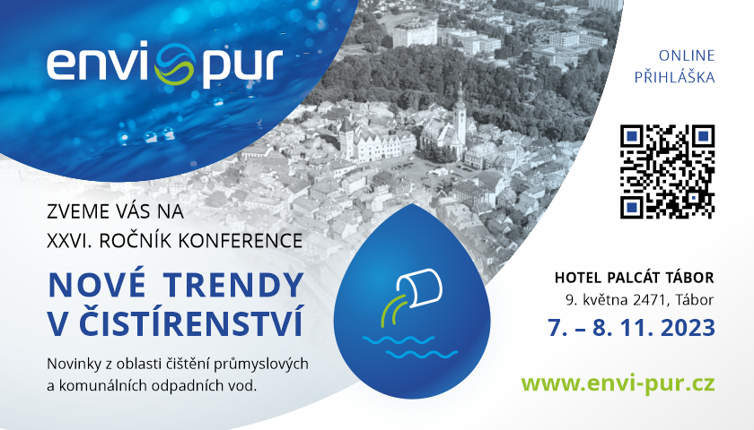 Banner konference Nové trendy v čistírenství