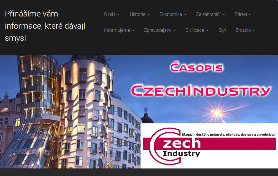 Portál časopisu CzechIndustry