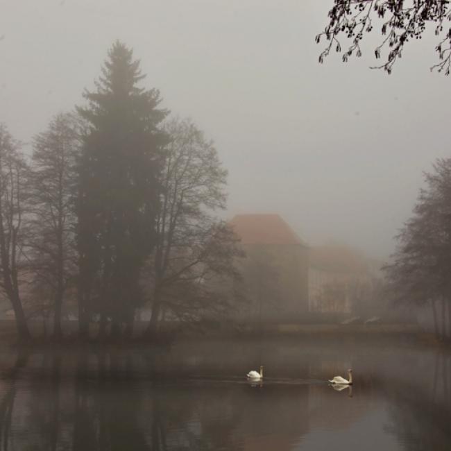 Fotosoutěž VODA 2019 – Jan Kubita: Zámek Svojšice