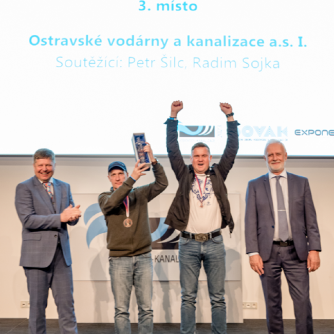 Ocenění Vodárenská soutěž zručnosti 2023