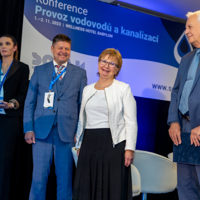 Konference Provoz vodovodů a kanalizací 2023 – ocenění