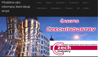 Portál časopisu CzechIndustry